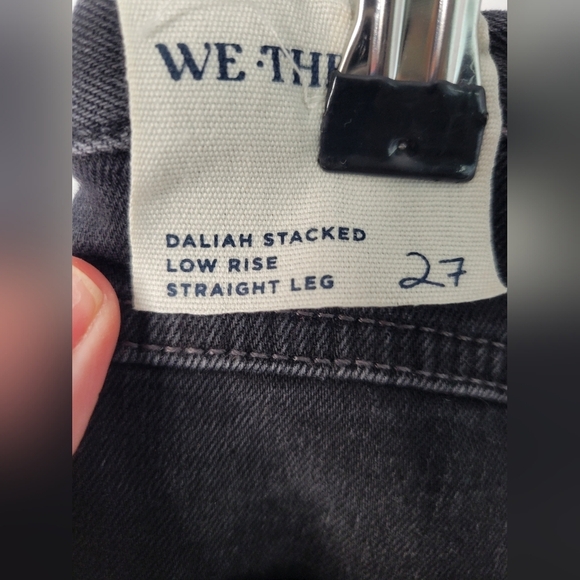 We The Free - Daliah Stacked Straight-Leg Jeans 27 - Picture 4 of 10